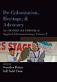 De-Colonization, Heritage, and Advocacy book cover